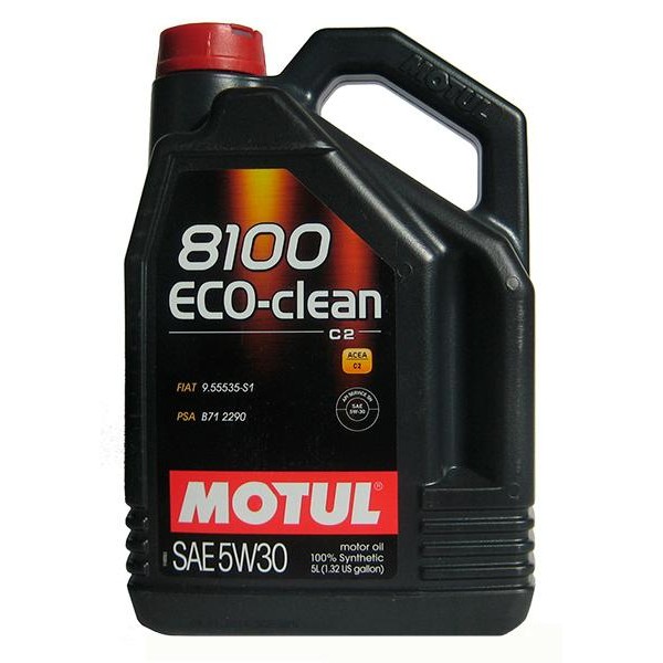 Моторное масло Motul 8100 Eco clean 5w30 синтетическое (5л)